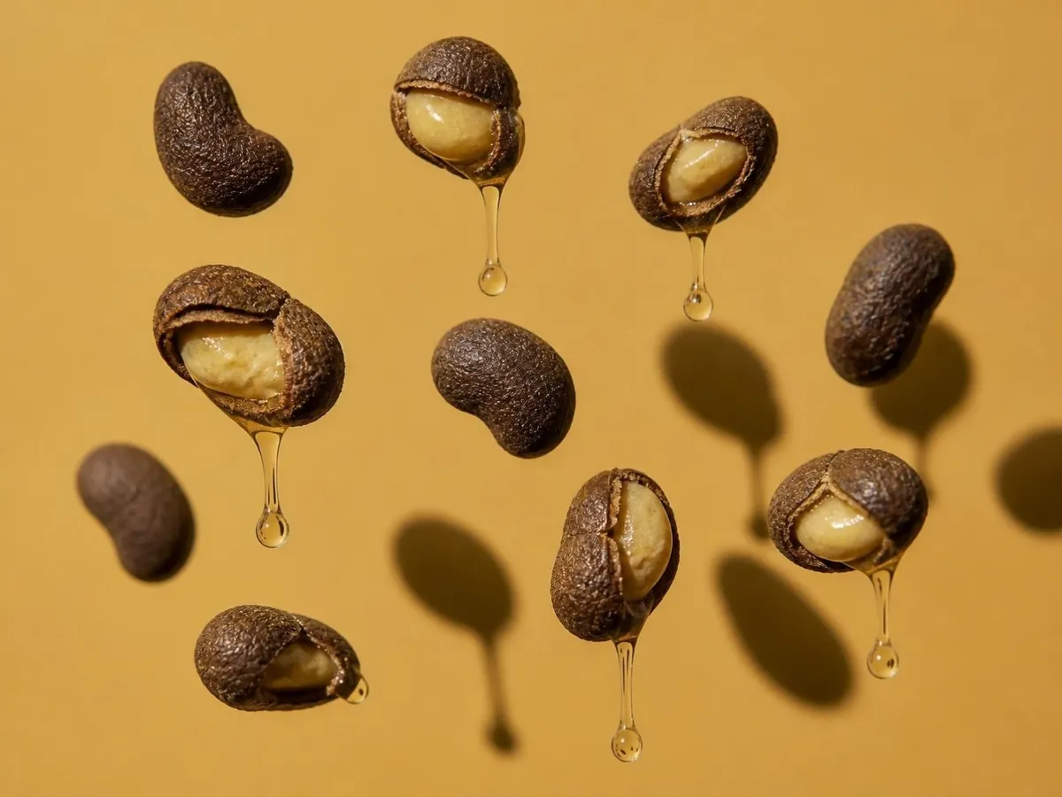Bakuchiol: las semillas de Psoralea corylifolia y el bakuchiol: líquido viscoso amarillo claro a marrón