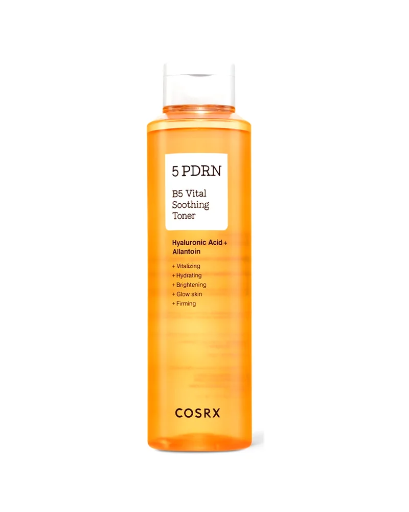 Envase de 5 PDRN B5 Vital Soothing Toner sobre fondo blanco