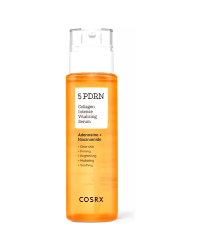 Envase de 5 PDRN Collagen Intense Vitalizing Serum sobre fondo blanco