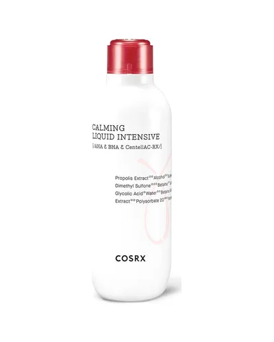 Envase de AC Collection Calming Liquid Intensive sobre fondo blanco