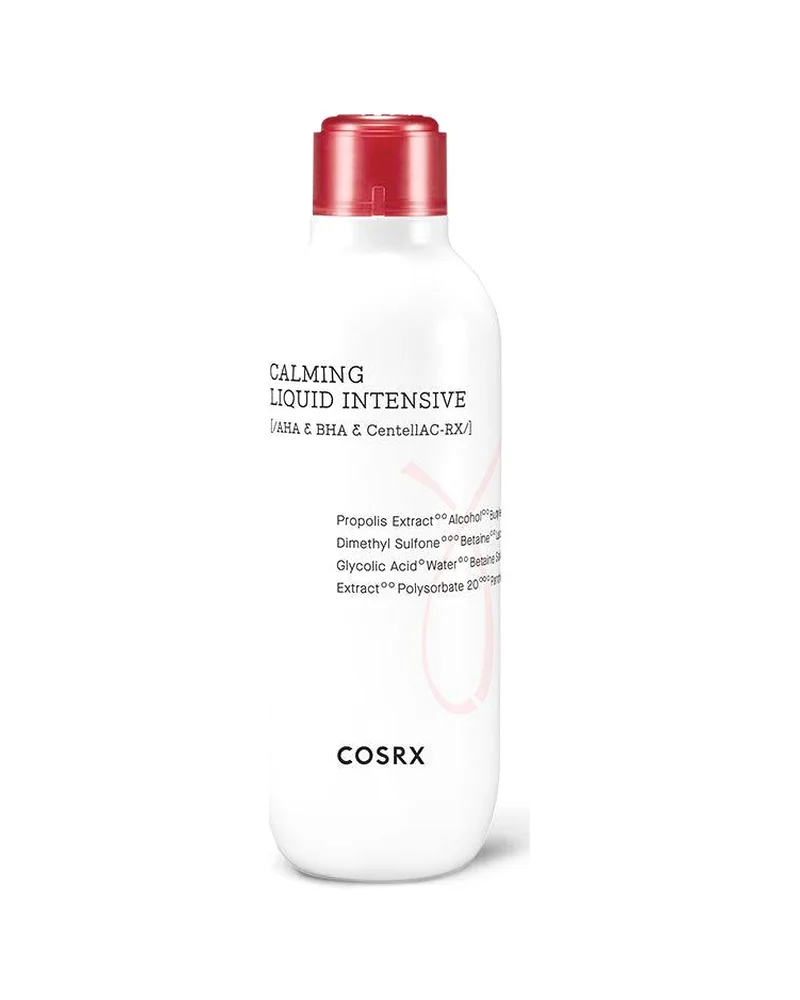 Envase de AC Collection Calming Liquid Intensive sobre fondo blanco