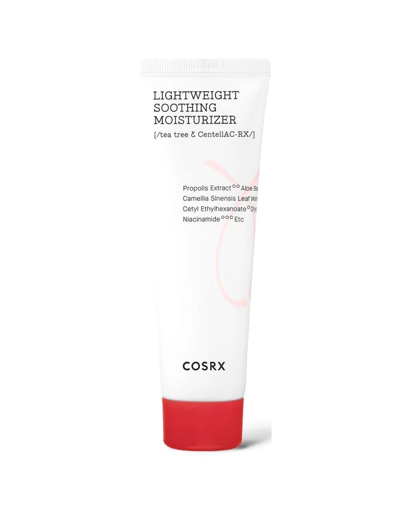 Envase de AC Collection Lightweight Soothing Moisturizer sobre fondo blanco