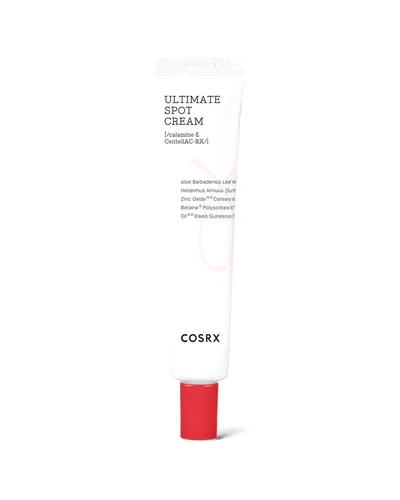 Envase de AC Collection Ultimate Spot Cream sobre fondo blanco