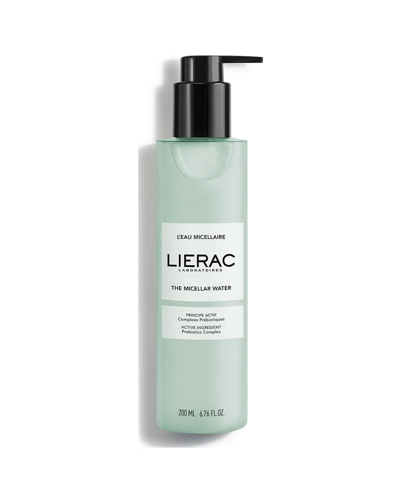 Envase de El Agua Micelar de Lierac sobre fondo blanco