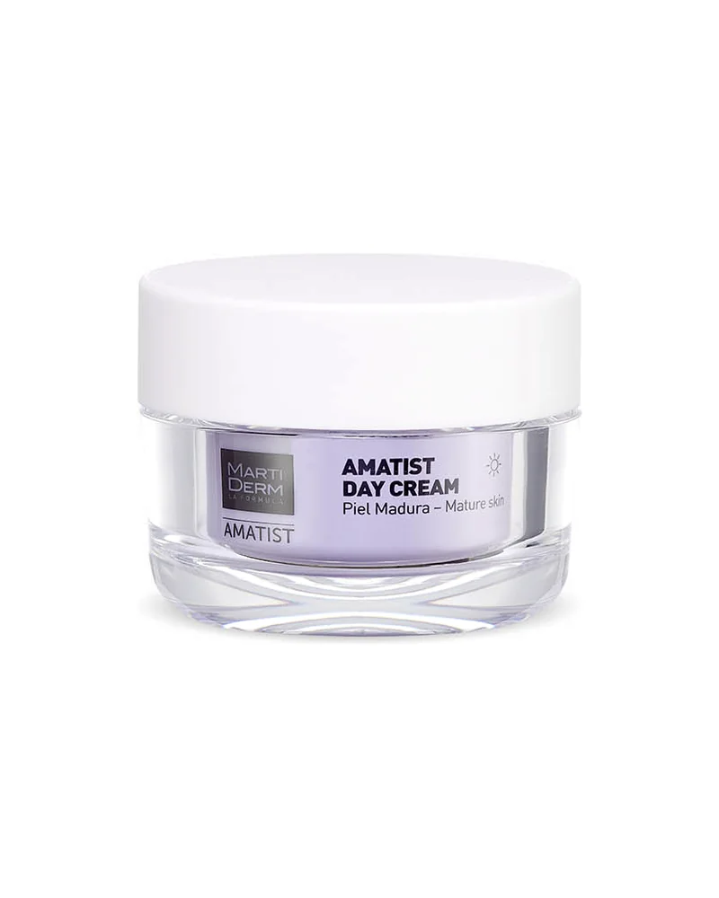 Envase de Amatist Day Cream sobre fondo blanco