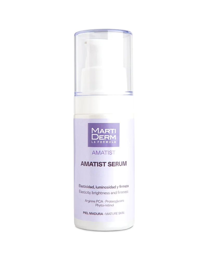Envase de Amatist Sérum sobre fondo blanco