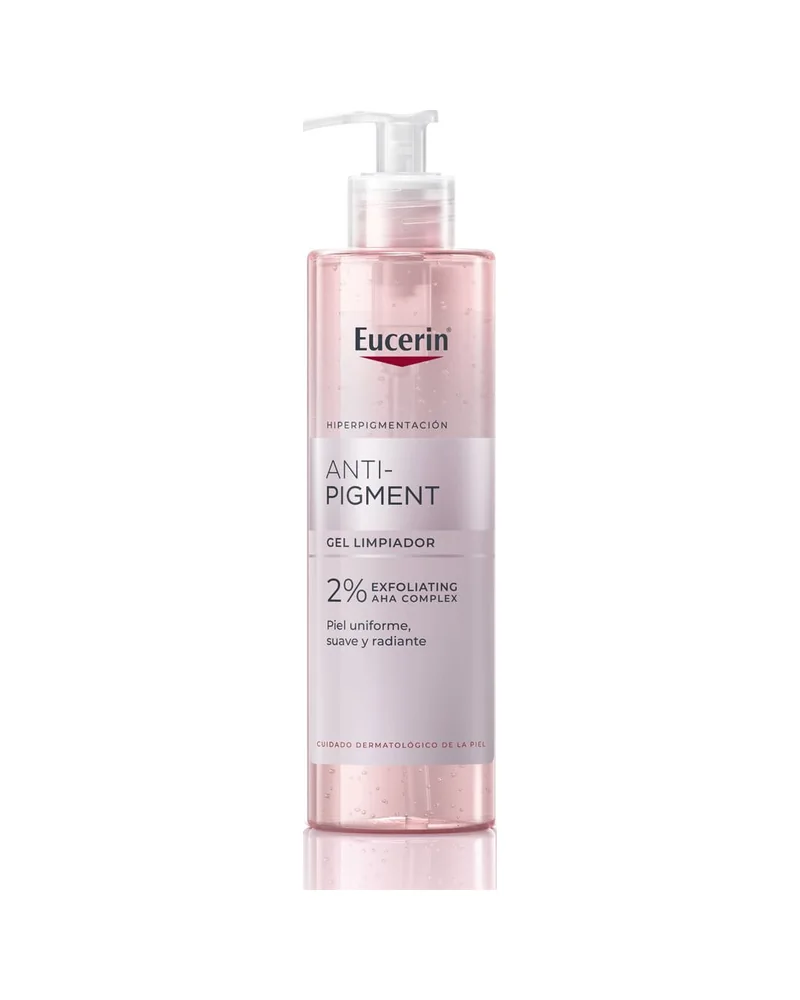 Envase de Anti-Pigment Gel Limpiador sobre fondo blanco