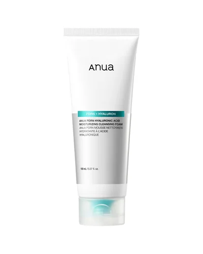 Envase de PDRN Hyaluronic Acid Moisturizing Cleansing Foam sobre fondo blanco