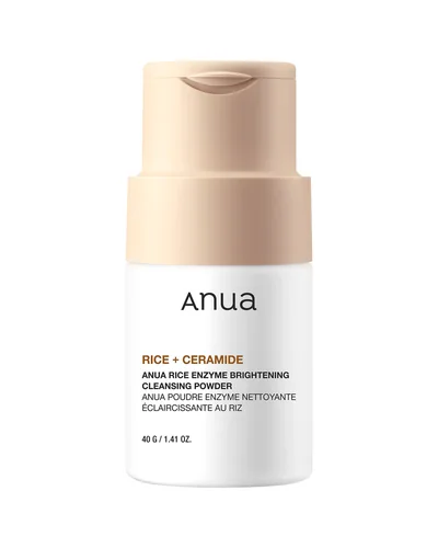Envase de Rice Enzyme Brightening Cleansing Powder sobre fondo blanco