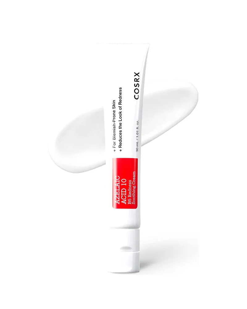 Envase de Azelaic Acid 10 B5 Redness Soothing Cream sobre fondo blanco