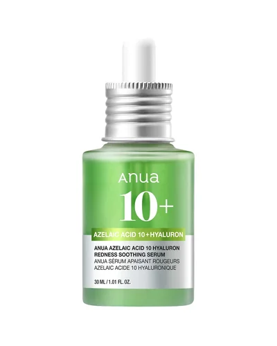 Envase de Azelaic Acid 10 Hyaluron Redness Soothing Serum sobre fondo blanco