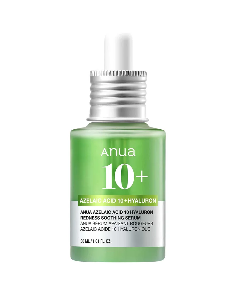 Envase de Azelaic Acid 10 Hyaluron Redness Soothing Serum sobre fondo blanco