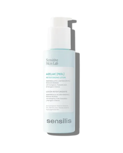 Envase de Azelaic Peel sobre fondo blanco