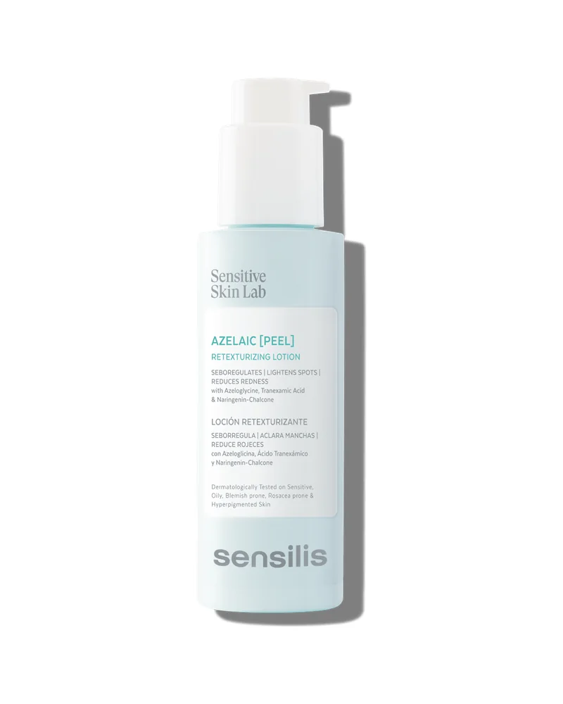Envase de Azelaic Peel sobre fondo blanco