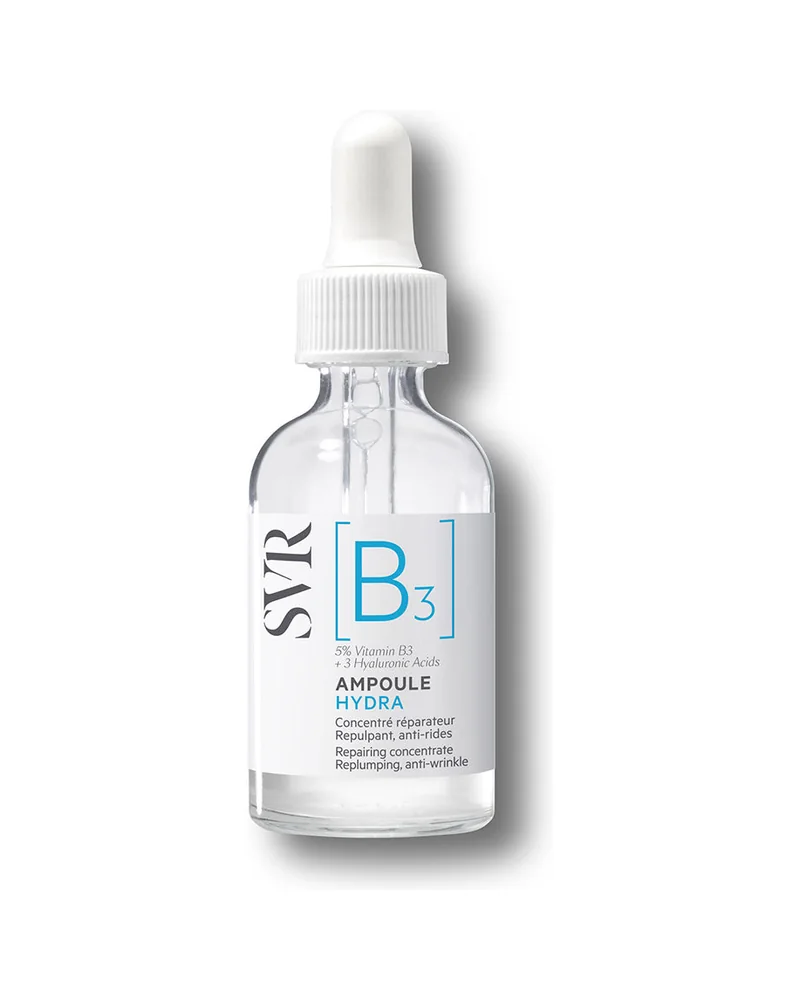 Envase de [B3] Ampoule Hydra sobre fondo blanco