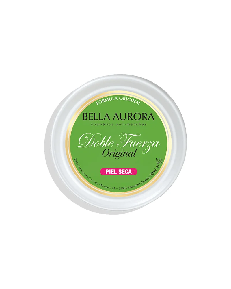 Envase de Doble Fuerza Original Crema de Belleza sobre fondo blanco