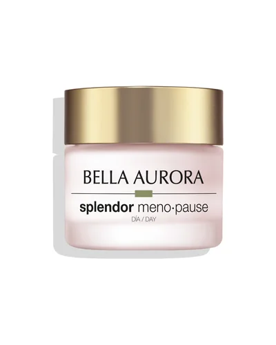 Envase de Splendor Meno·Pause Crema Día sobre fondo blanco