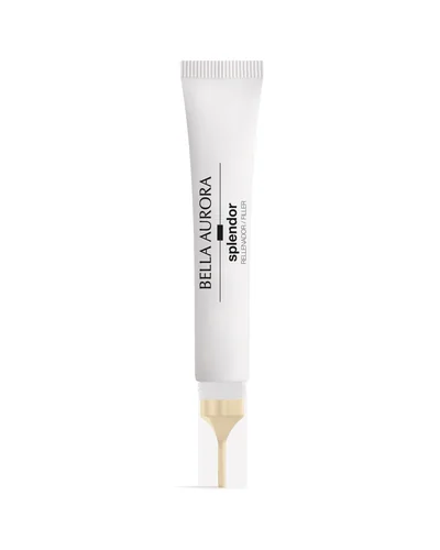 Envase de Splendor Sérum Rellenador de Arrugas Intensivo sobre fondo blanco