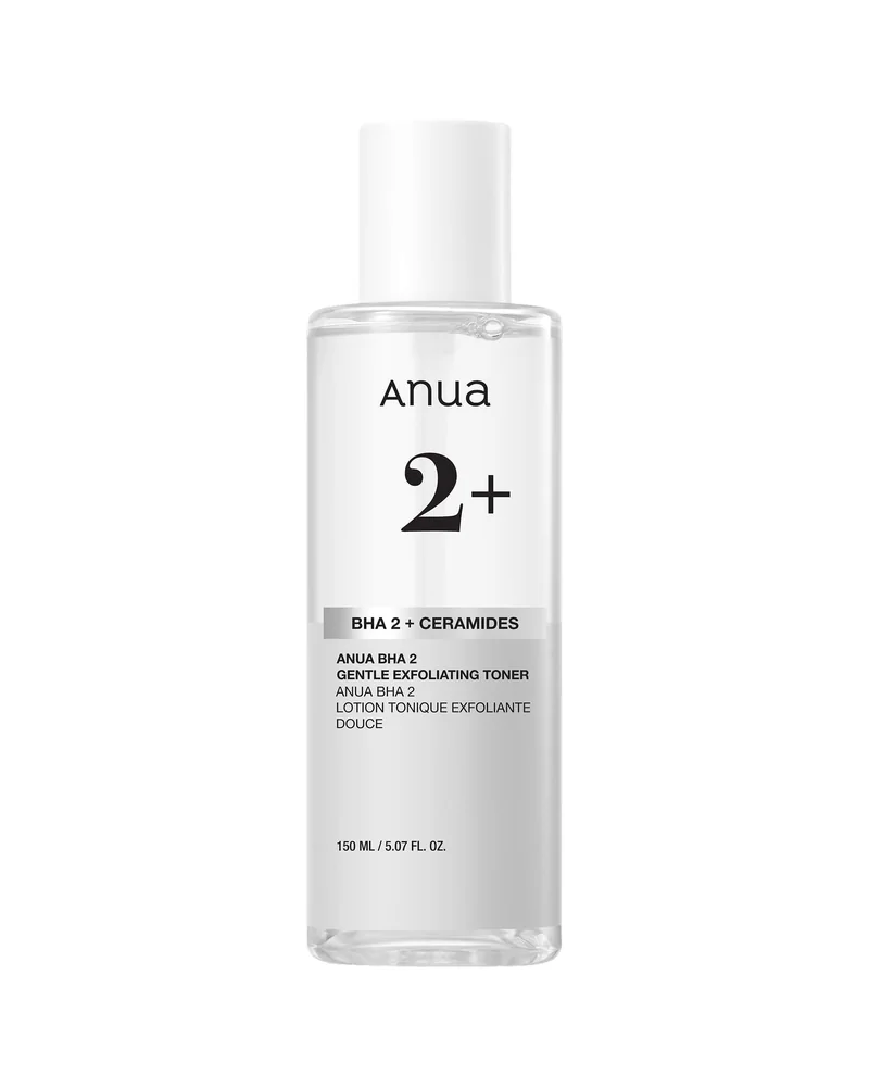Envase de BHA 2% Gentle Exfoliating Toner sobre fondo blanco