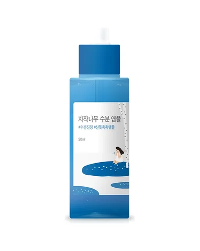 Envase de Birch Juice Moisturizing Ampoule sobre fondo blanco