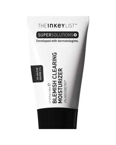 Envase de Blemish Clearing Moisturizer sobre fondo blanco