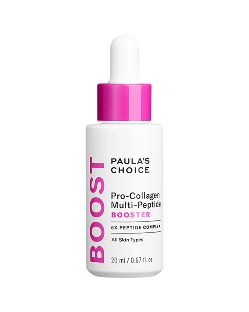 Envase de Booster Pro-Colágeno Multipéptido sobre fondo blanco