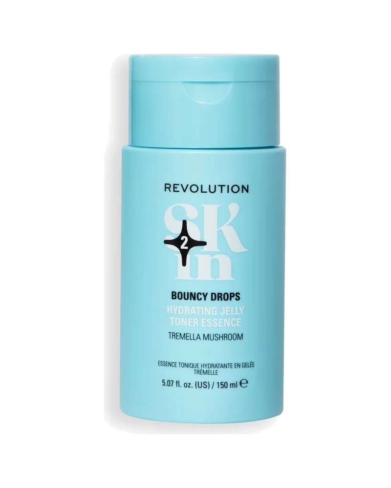 Envase de Bouncy Drops Tremella Mushroom Hydrating Jelly Toner sobre fondo blanco