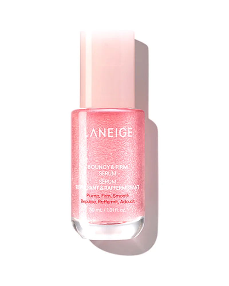Envase de Bouncy & Firm Serum sobre fondo blanco