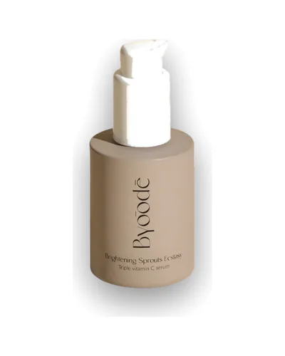 Envase de Brightening Sprouts Ecstasy sobre fondo blanco