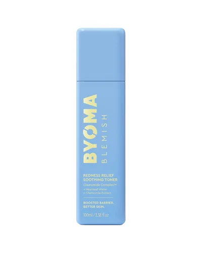 Frasco de Blemish Soothing Toner sobre fondo blanco