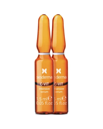 Envase de C-Vit Intensive Serum Ampollas sobre fondo blanco