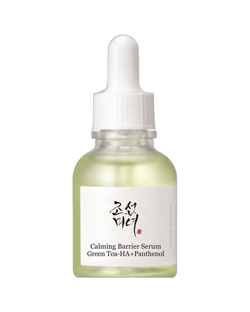 Envase de Calming Barrier Serum sobre fondo blanco