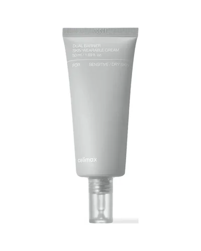 Envase de Dual Barrier Skin Wearable Cream sobre fondo blanco