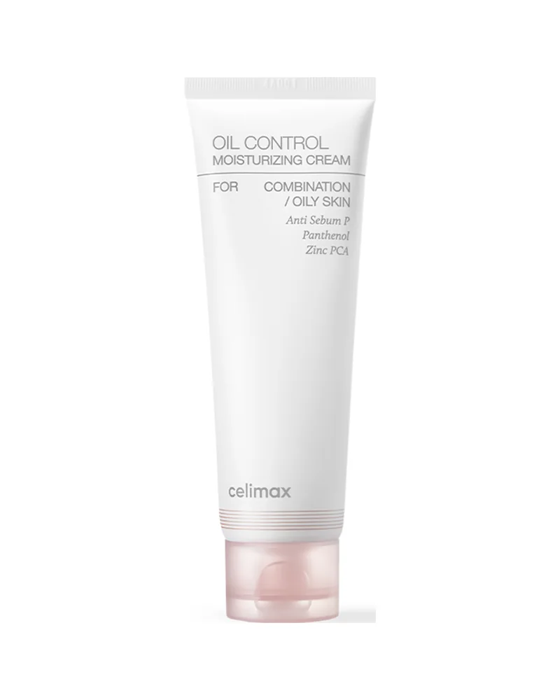 Envase de Oil Control Moisturizing Cream sobre fondo blanco