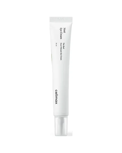 Envase de The Real Noni Ultimate Eye Cream sobre fondo blanco