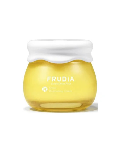 Tarro de Citrus Brightening Cream sobre fondo blanco