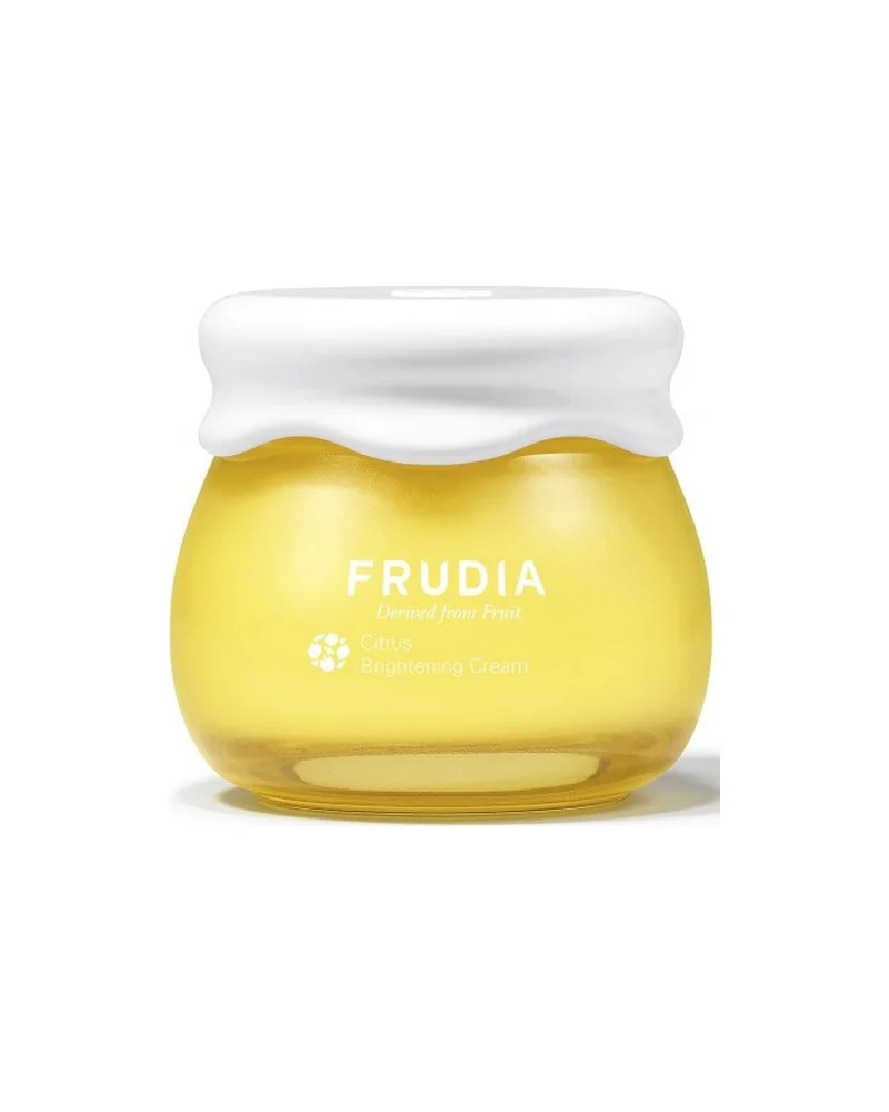 Tarro de Citrus Brightening Cream sobre fondo blanco