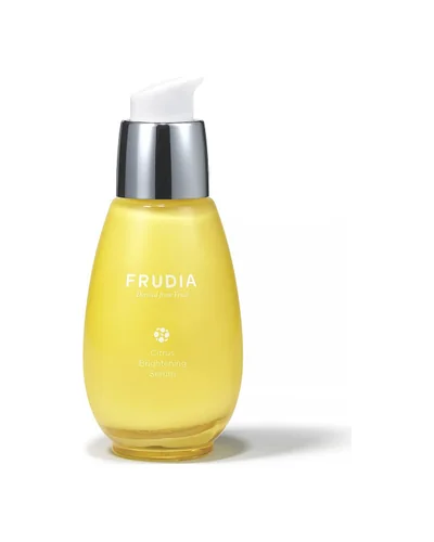 Frasco de Citrus Brightening Serum sobre fondo blanco