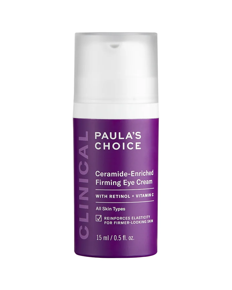 Envase de Clinical Ceramide-Enriched Firming Eye Cream sobre fondo blanco