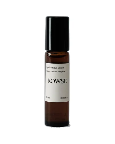 Envase de Sérum Contorno de Ojos de Rowse sobre fondo blanco