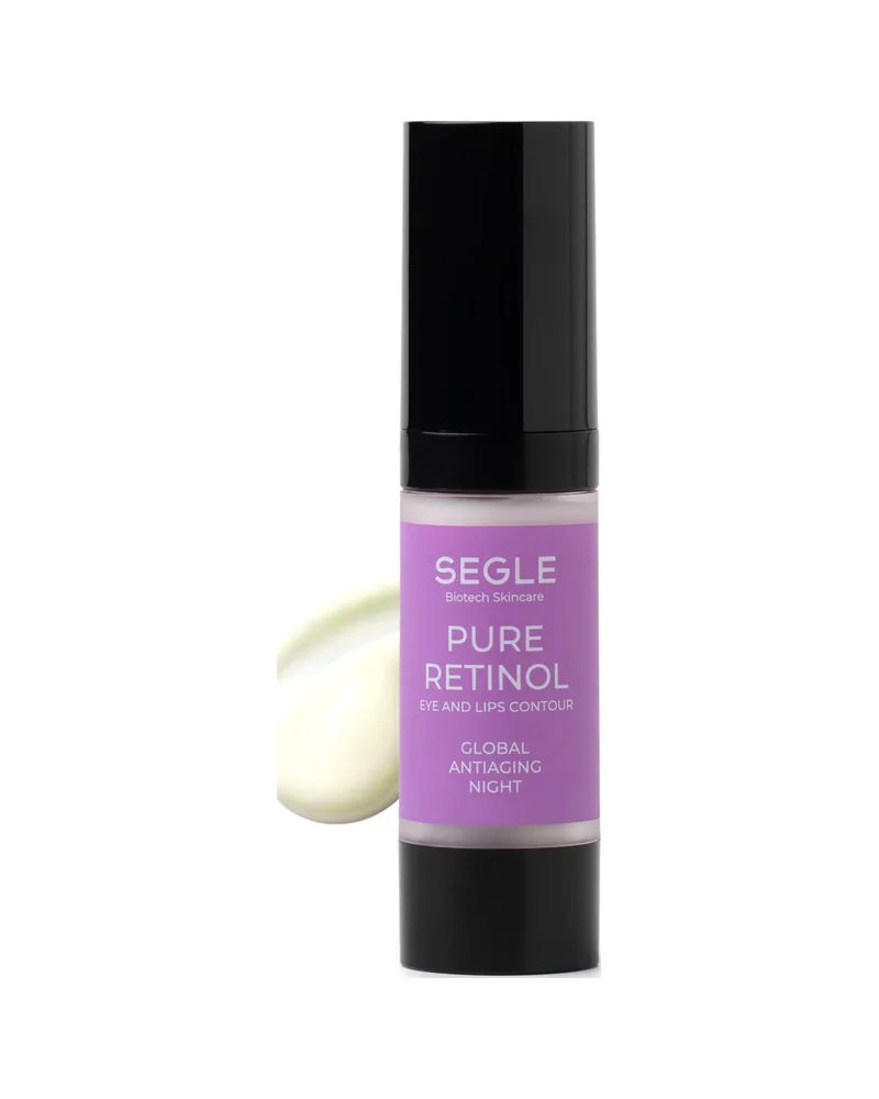 Envase de Contorno de Ojos Pure Retinol sobre fondo blanco