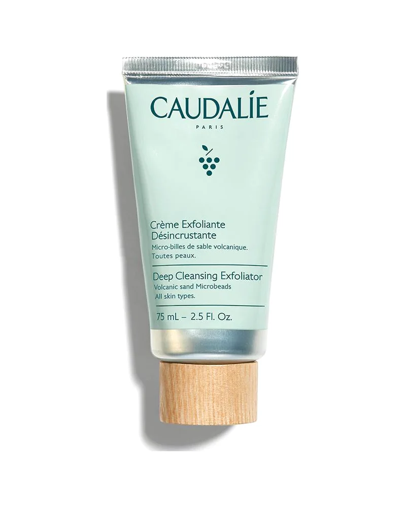 Envase de Crema Exfoliante Desincrustante sobre fondo blanco