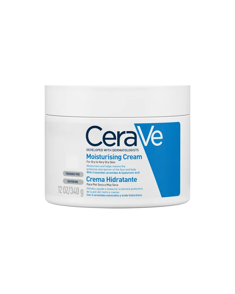 Envase de Crema Hidratante sobre fondo blanco