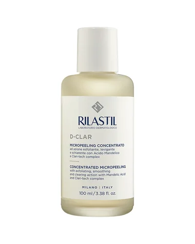 Envase de D-Clar Micropeeling sobre fondo blanco