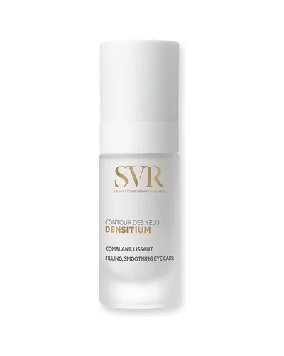 Envase de Densitium Contour des Yeux sobre fondo blanco