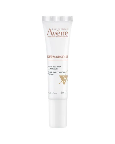 Envase de DermAbsolu Contorno de ojos sobre fondo blanco