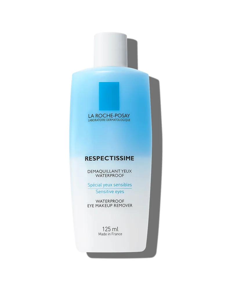 Envase de Desmaquillante de Ojos Waterproof sobre fondo blanco