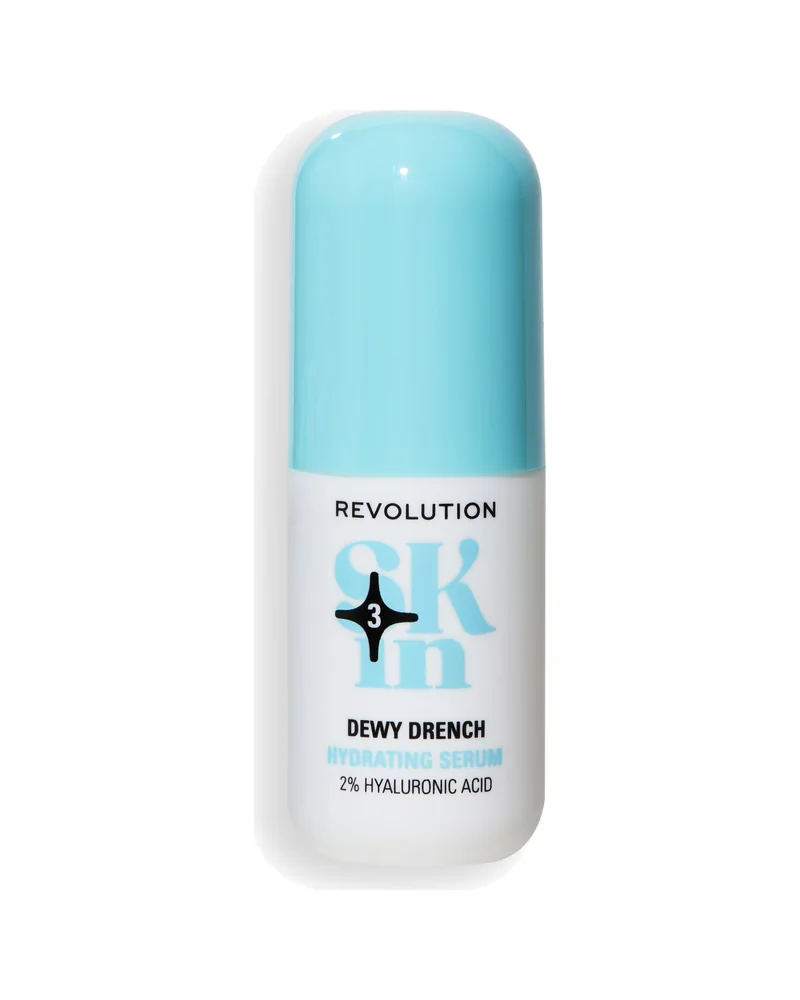Envase de Dewy Drench 2% Hyaluronic Acid Hydrating Serum sobre fondo blanco