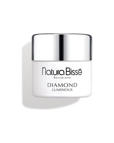 Envase de Diamond Luminous Perfecting Cream sobre fondo blanco