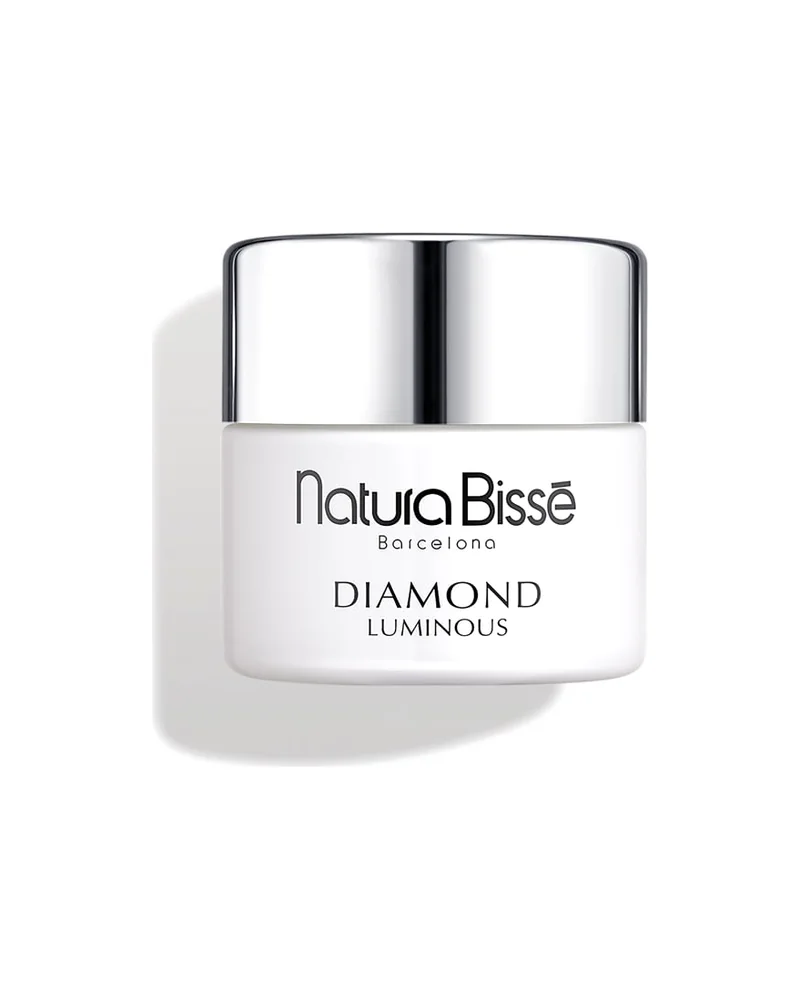 Envase de Diamond Luminous Perfecting Cream sobre fondo blanco